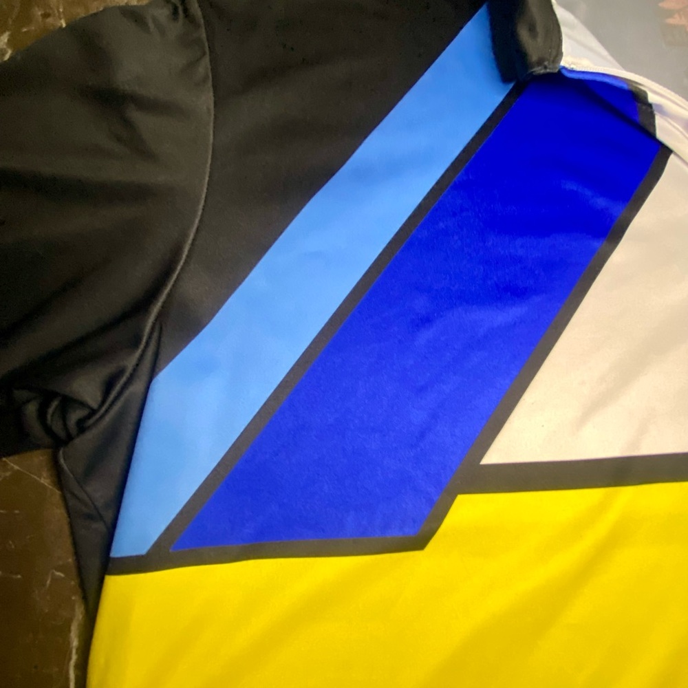 Suzuki Racing Polo Shirt XXL Factory Effex Motocross Team Performance Shirt - Picture 6 of 9